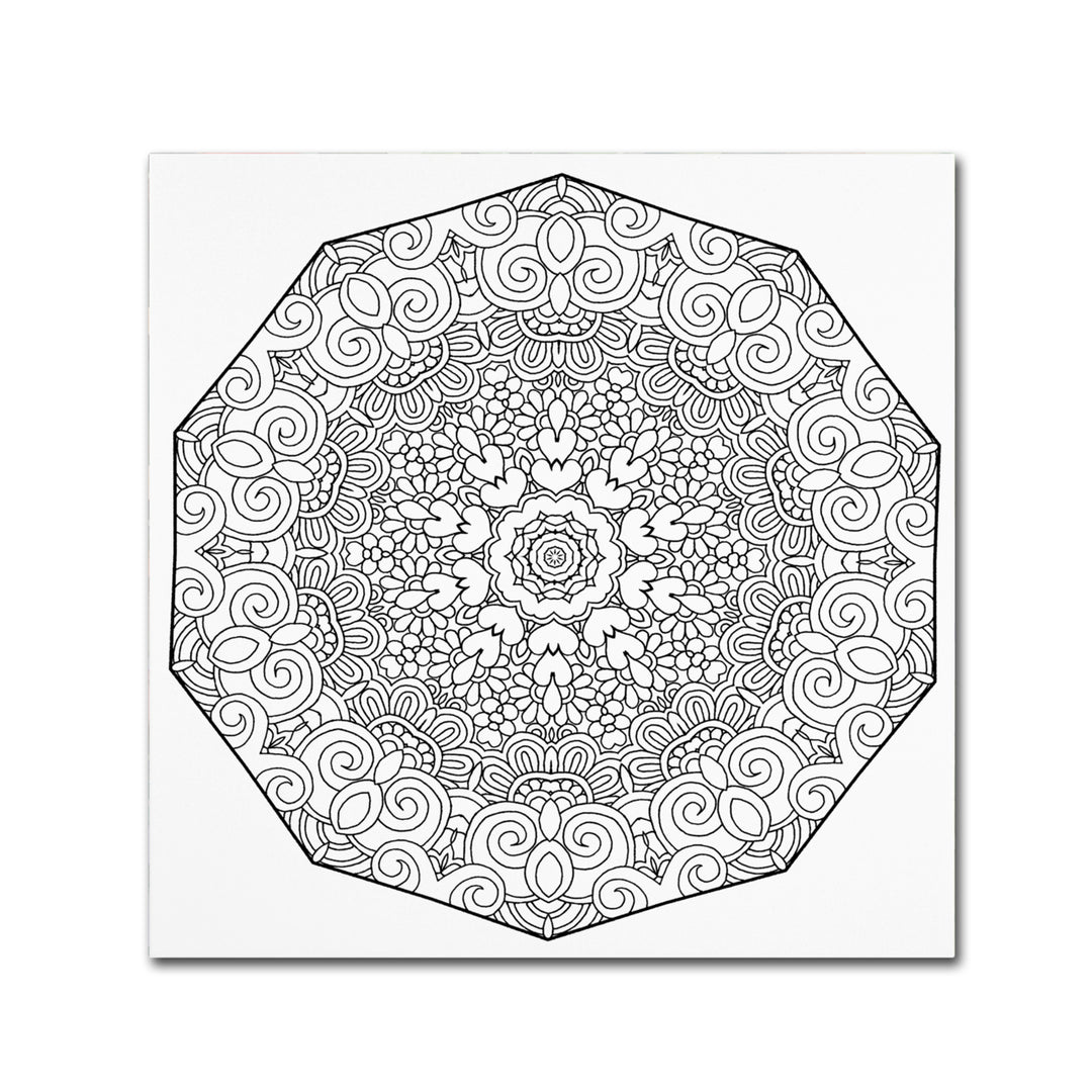 Kathy G. Ahrens Create Mandala Canvas Wall Art 14 x 14 Image 2