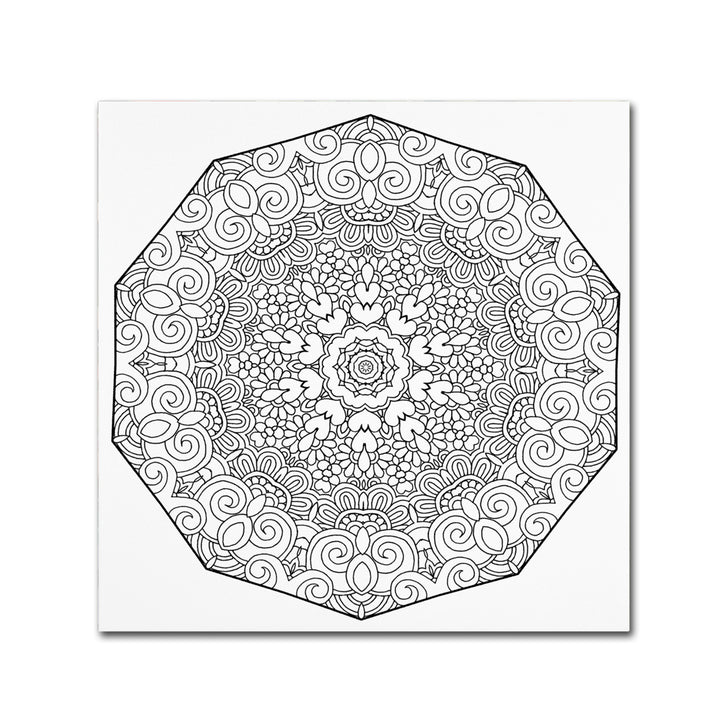 Kathy G. Ahrens Create Mandala Canvas Wall Art 14 x 14 Image 2