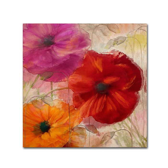 Color Bakery Penchant For Poppies I Canvas Wall Art 14 x 14 Image 1