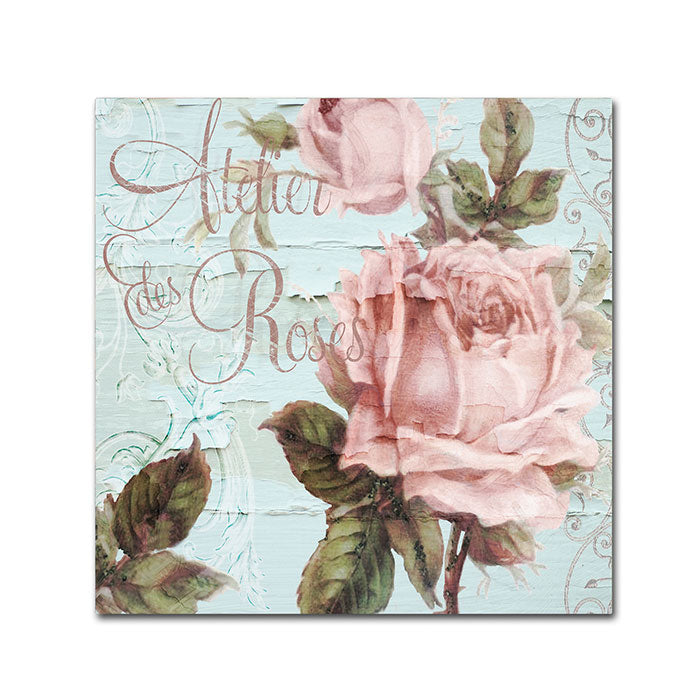 Color Bakery Atelier De Roses Canvas Wall Art 14 x 14 Image 1