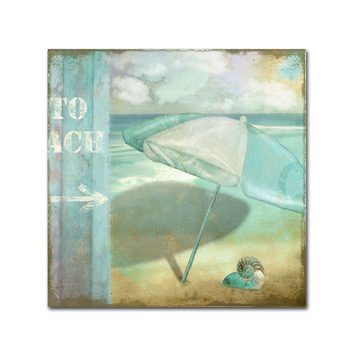 Color Bakery By the Sea II Canvas Wall Art 14 x 14 Image 1