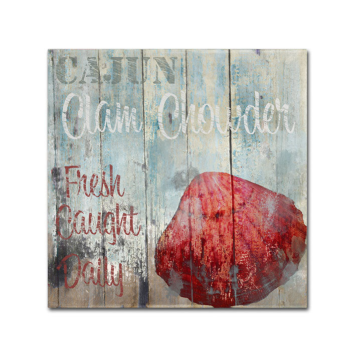 Color Bakery Orleans Seafood IV Canvas Wall Art 14 x 14 Image 1