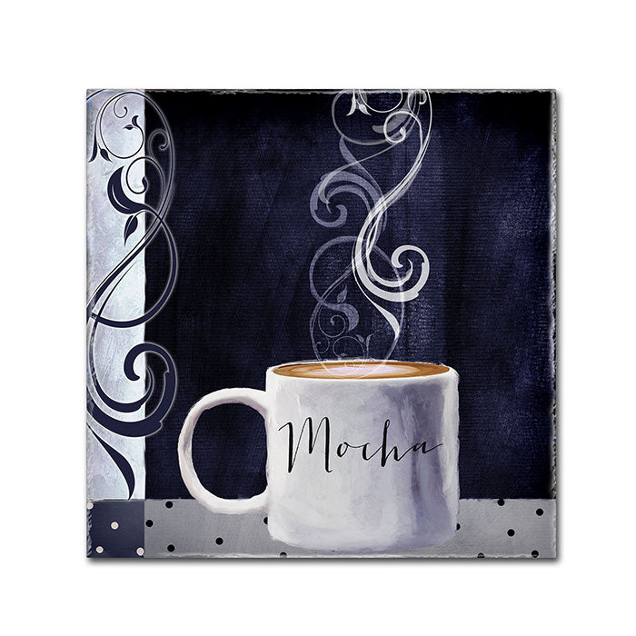 Color Bakery Cafe Blue III Canvas Wall Art 14 x 14 Image 1