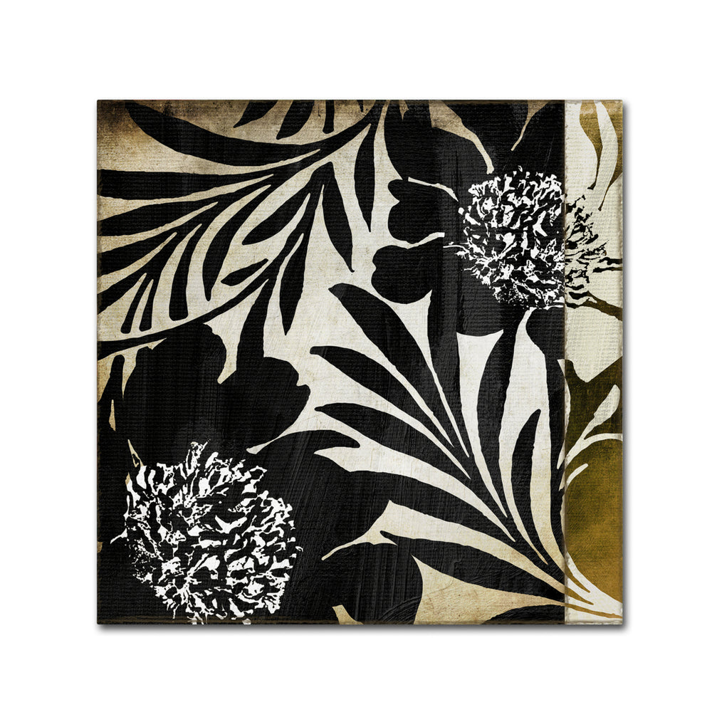 Color Bakery Floral Jungle Lines I Canvas Wall Art 14 x 14 Image 2