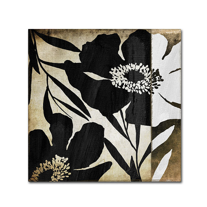 Color Bakery Floral Jungle Lines II Canvas Wall Art 14 x 14 Image 1