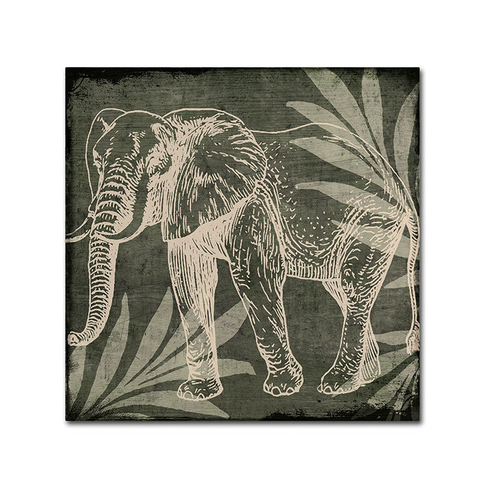 Color Bakery Elephant 1 Canvas Wall Art 14 x 14 Image 1