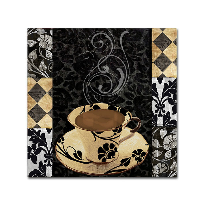 Color Bakery Cafe Noir VI Canvas Wall Art 14 x 14 Image 1