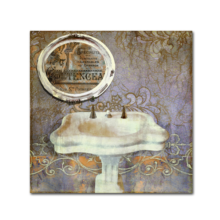 Color Bakery Salle de Bain II Canvas Wall Art 14 x 14 Image 2