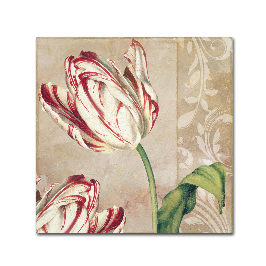 Color Bakery Peppermint Tulips I Canvas Wall Art 14 x 14 Image 2