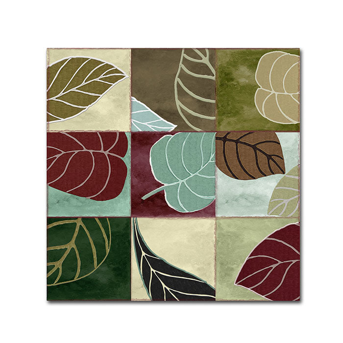 Color Bakery Leaf Story III Canvas Wall Art 14 x 14 Image 1