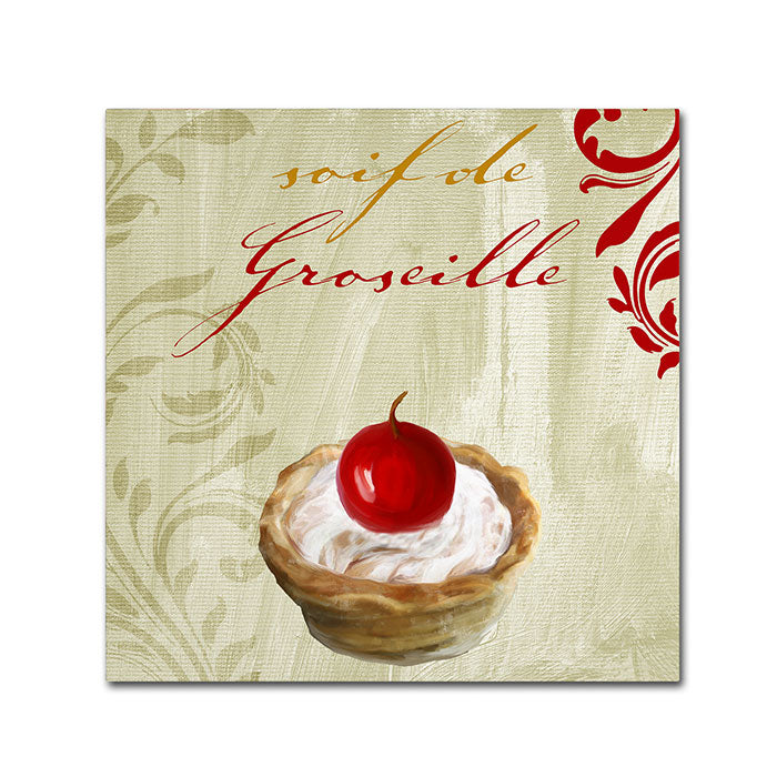 Color Bakery Tartes Francais Currant Canvas Wall Art 14 x 14 Image 1