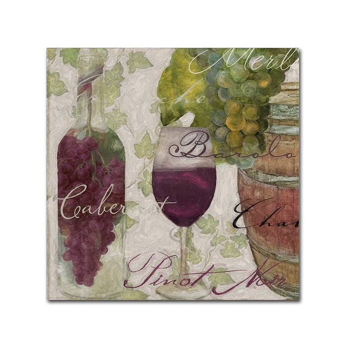 Color Bakery Wine Cellar I Canvas Wall Art 14 x 14 Image 1