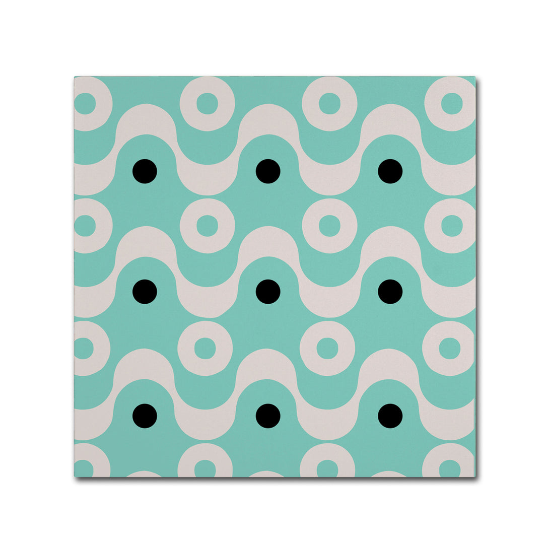 Color Bakery Fifties Patterns II Canvas Wall Art 14 x 14 Image 2