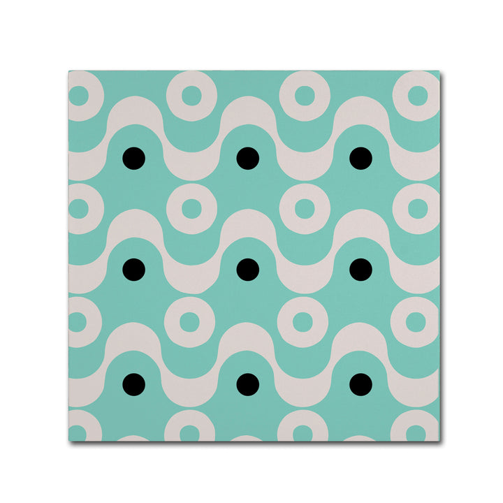 Color Bakery Fifties Patterns II Canvas Wall Art 14 x 14 Image 2