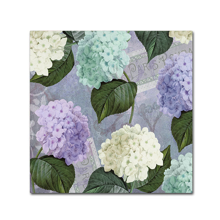 Color Bakery Hortensia Lavenders Canvas Wall Art 14 x 14 Image 1