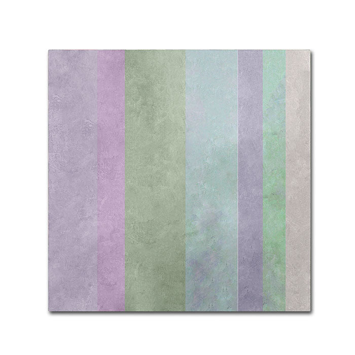 Color Bakery Hortensia Stripes Canvas Wall Art 14 x 14 Image 1