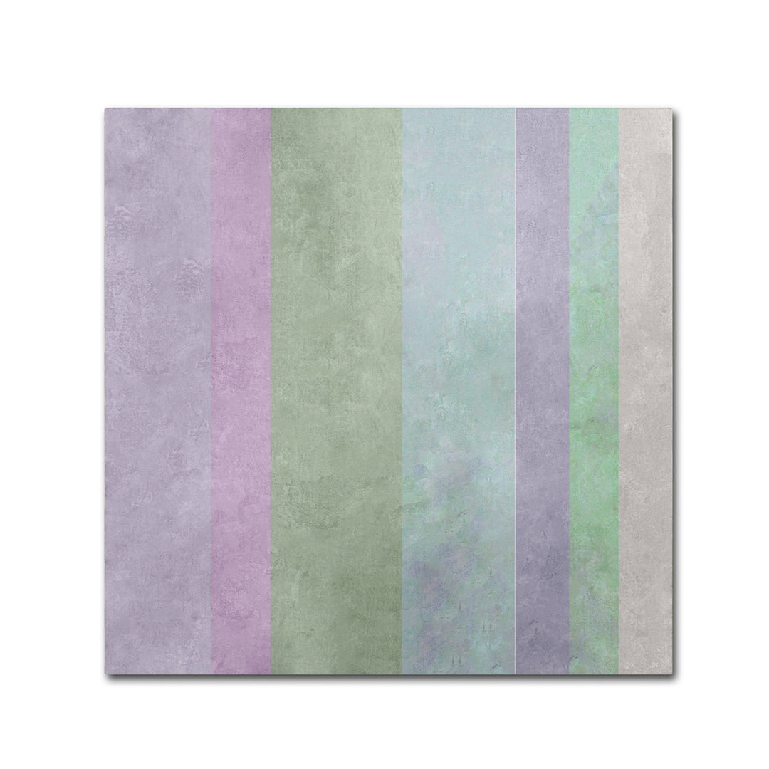 Color Bakery Hortensia Stripes Canvas Wall Art 14 x 14 Image 2