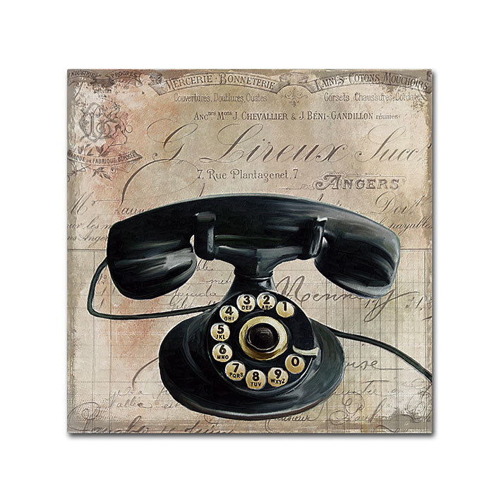 Color Bakery Call Waiting II Canvas Wall Art 14 x 14 Image 1