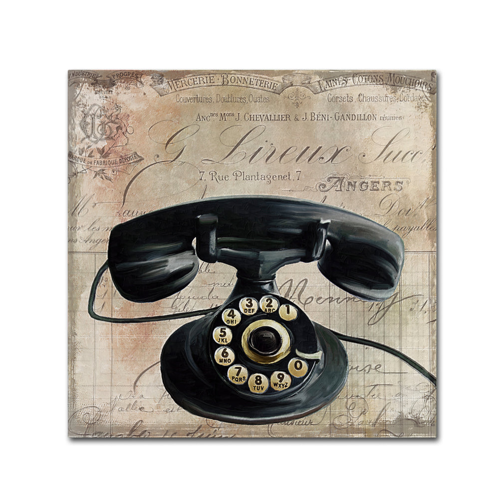 Color Bakery Call Waiting II Canvas Wall Art 14 x 14 Image 2