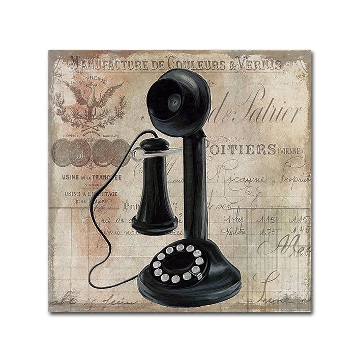 Color Bakery Call Waiting I Canvas Wall Art 14 x 14 Image 1