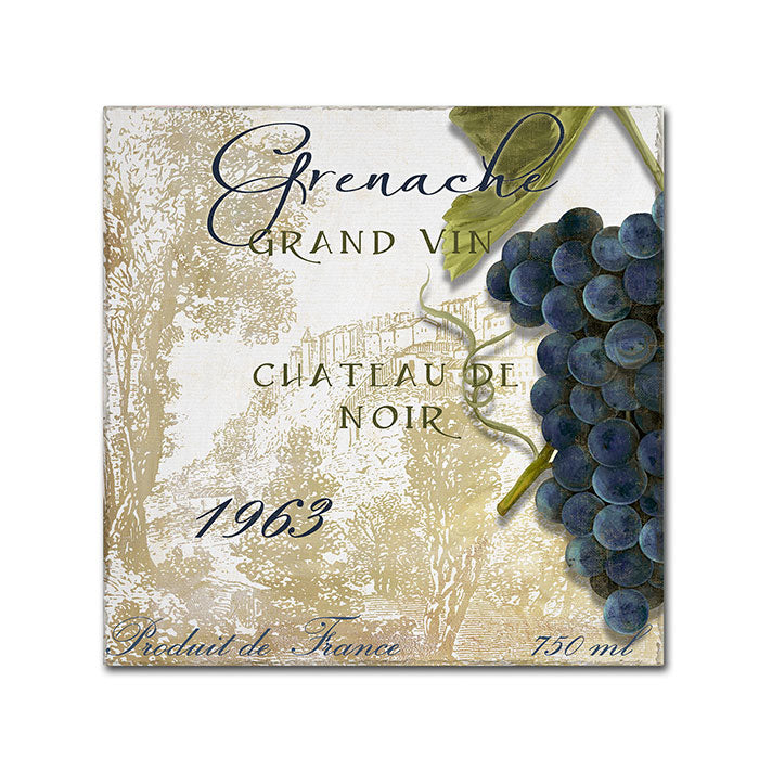 Color Bakery Grand Vin Grenache Canvas Wall Art 14 x 14 Image 1