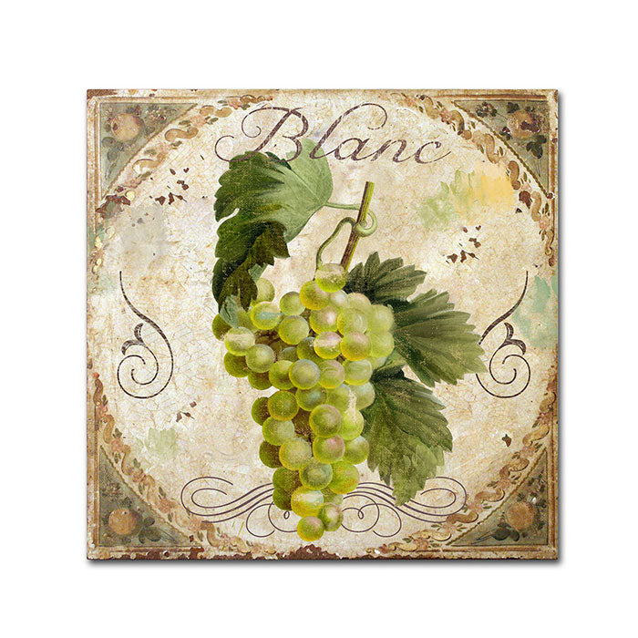 Color Bakery Tuscany Table Blanc Canvas Wall Art 14 x 14 Image 1