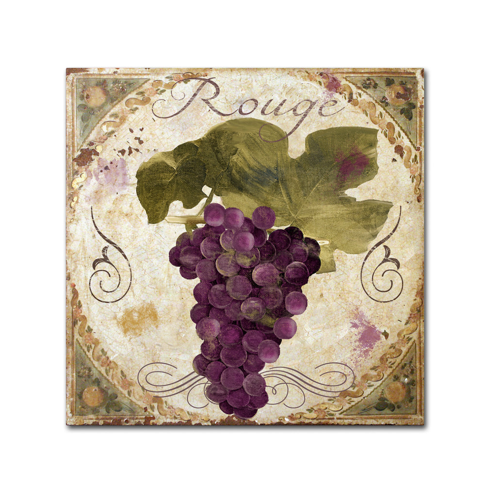 Color Bakery Tuscany Table Rouge Canvas Wall Art 14 x 14 Image 2