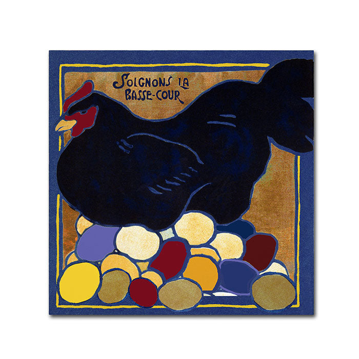 Color Bakery Poulets I Canvas Wall Art 14 x 14 Image 1