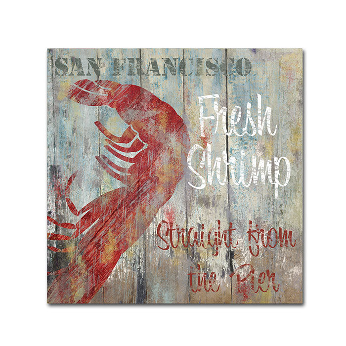 Color Bakery Restaurant Seafood I Canvas Wall Art 14 x 14 Image 1