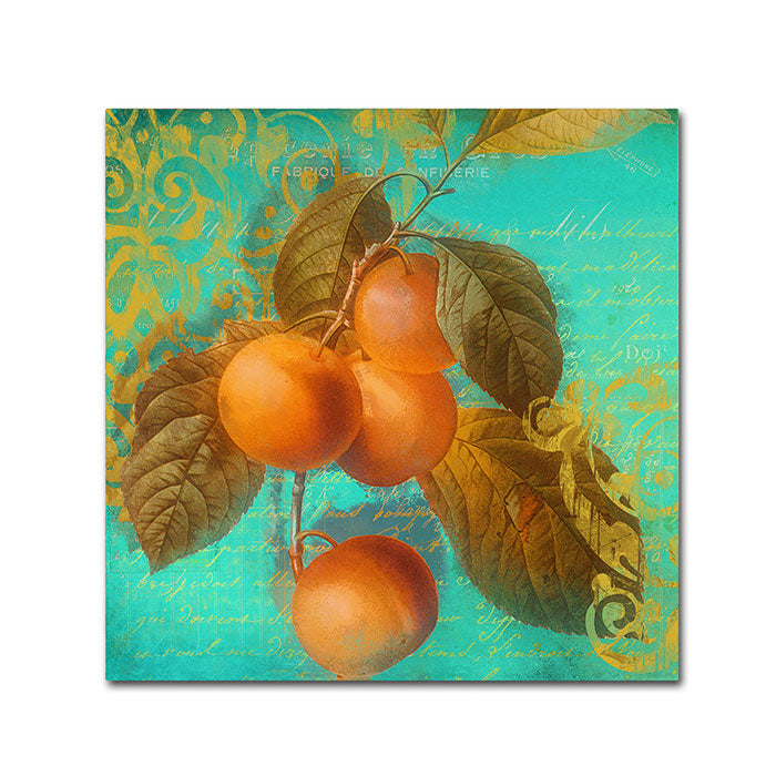 Color Bakery Glowing Fruits I Canvas Wall Art 14 x 14 Image 1