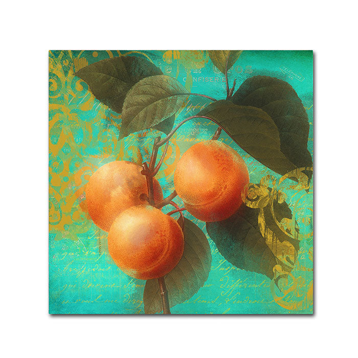 Color Bakery Glowing Fruits II Canvas Wall Art 14 x 14 Image 1