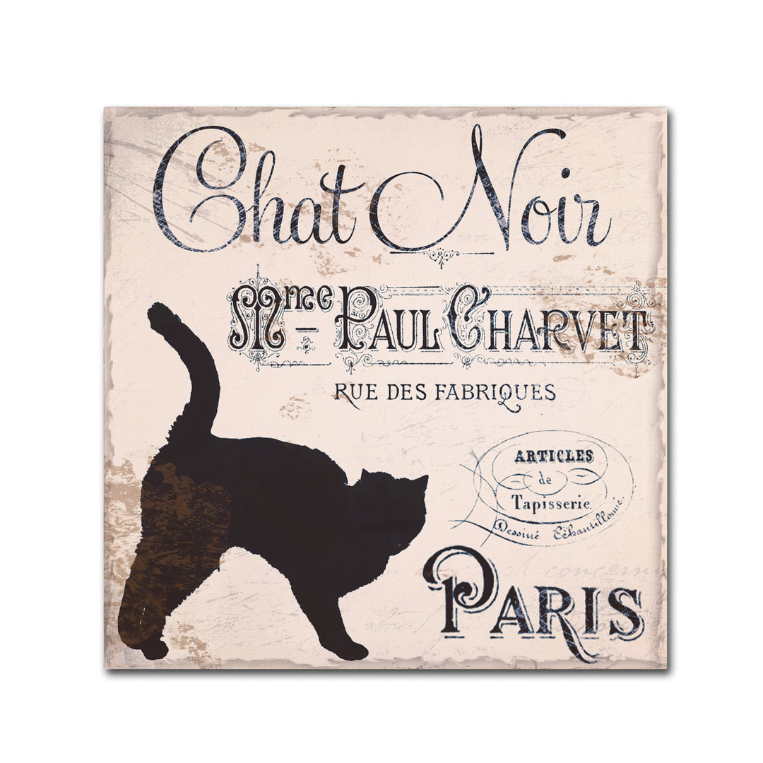 Color Bakery Les Chats II Canvas Wall Art 14 x 14 Image 2