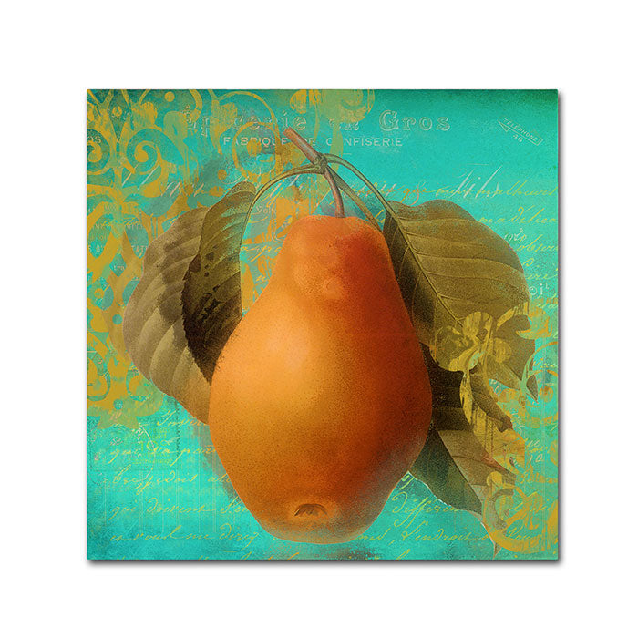 Color Bakery Glowing Fruits IV Canvas Wall Art 14 x 14 Image 1