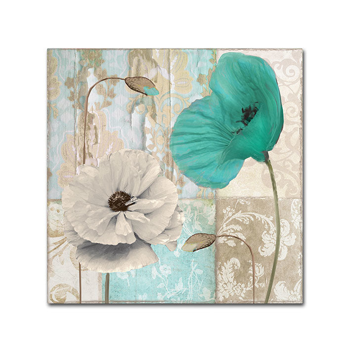 Color Bakery Beach Poppies III Canvas Wall Art 14 x 14 Image 1