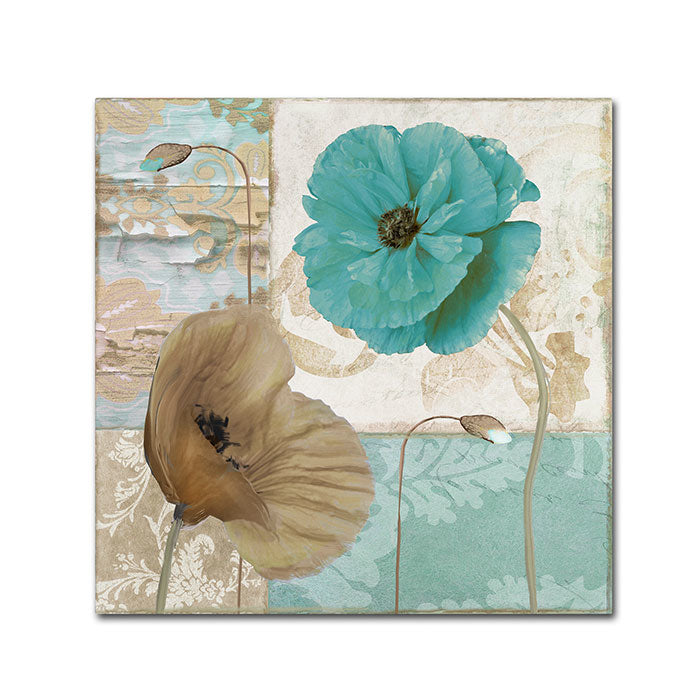 Color Bakery Beach Poppies IV Canvas Wall Art 14 x 14 Image 1