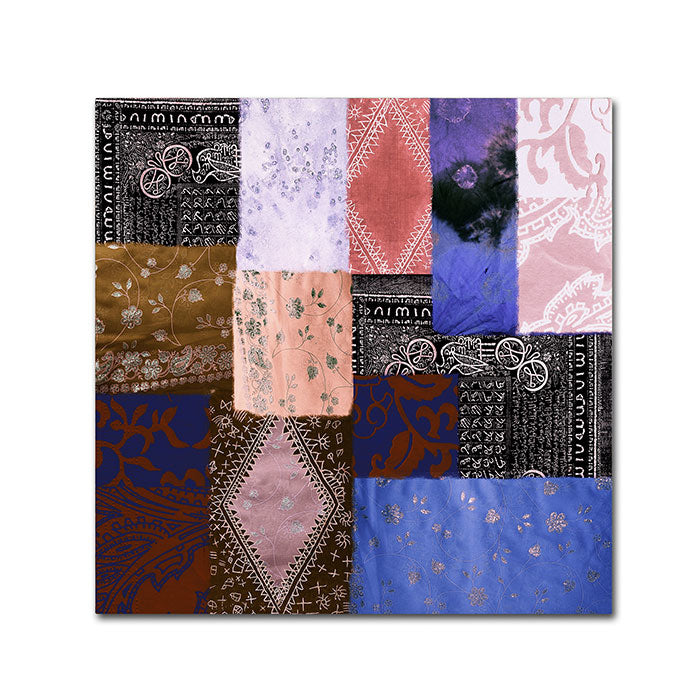 Color Bakery Afrikan Batik IV Canvas Wall Art 14 x 14 Image 1