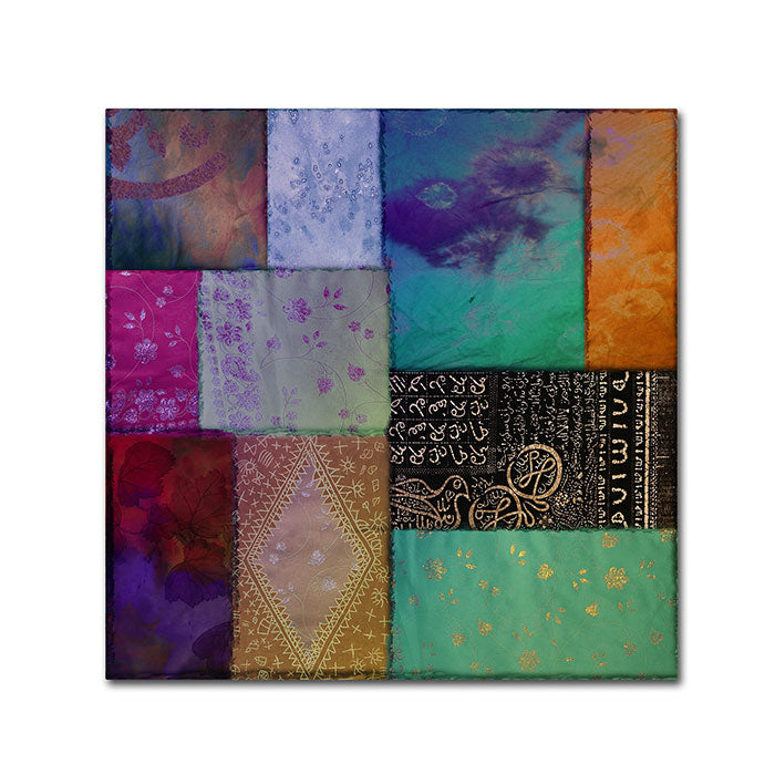 Color Bakery Afrikan Batik I Canvas Wall Art 14 x 14 Image 1