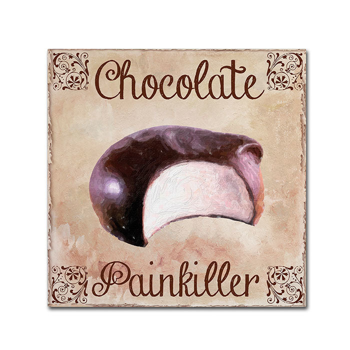 Color Bakery Chocolate Therapy I Canvas Wall Art 14 x 14 Image 1