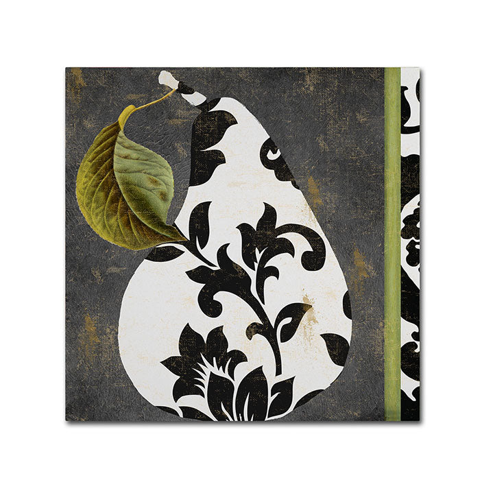 Color Bakery Decorative Pear I Canvas Wall Art 14 x 14 Image 1