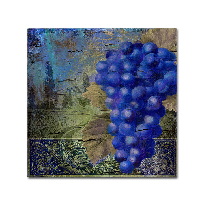 Color Bakery Vino Blu One Canvas Wall Art 14 x 14 Image 1