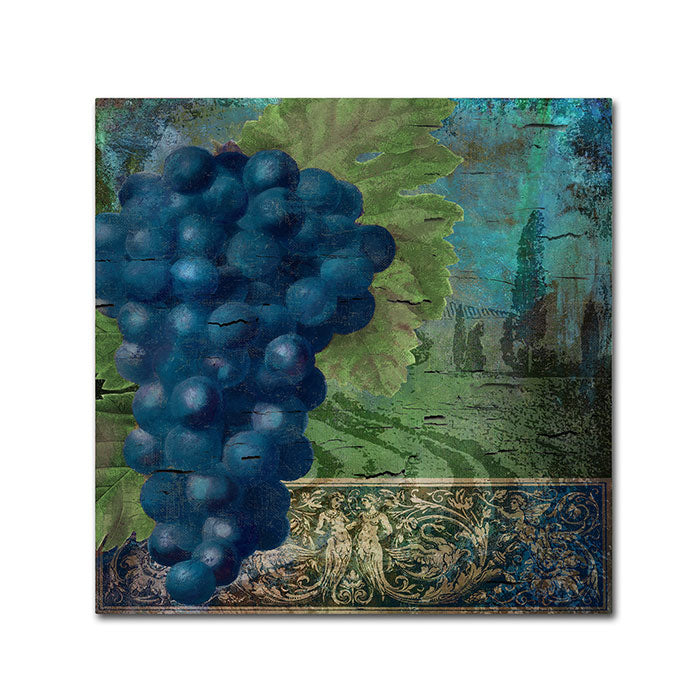 Color Bakery Vino Blu Two Canvas Wall Art 14 x 14 Image 1