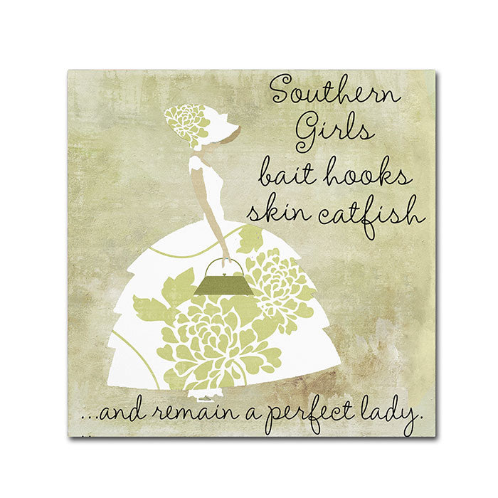 Color Bakery Southern Belles Two Canvas Wall Art 14 x 14 Image 1