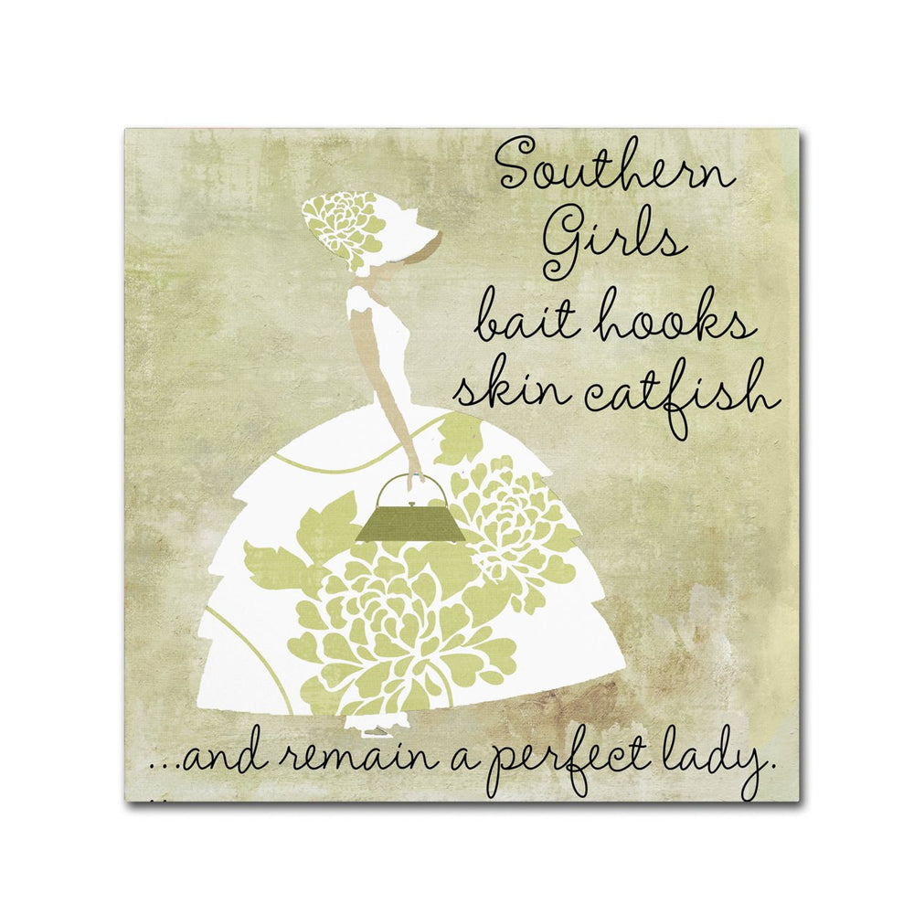 Color Bakery Southern Belles Two Canvas Wall Art 14 x 14 Image 2