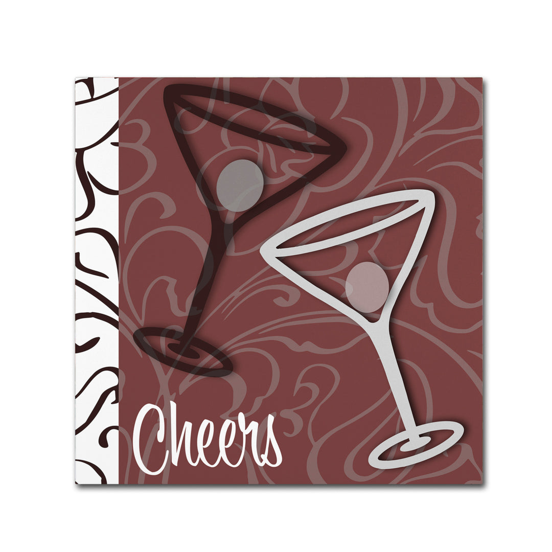 Color Bakery Cheers I Canvas Wall Art 14 x 14 Image 2