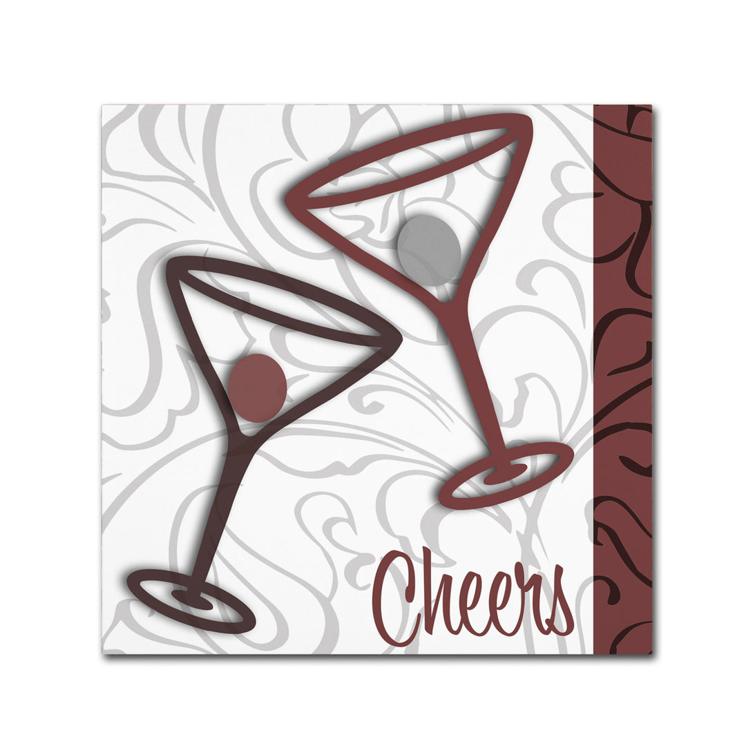 Color Bakery Cheers II Canvas Wall Art 14 x 14 Image 2