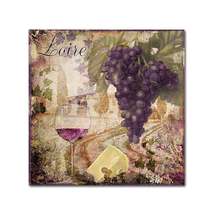 Color Bakery Wine Country II Canvas Wall Art 14 x 14 Image 1