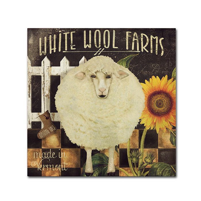 Color Bakery Vermont Farms IV Canvas Wall Art 14 x 14 Image 1