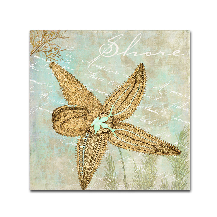 Color Bakery Turquoise Beach V Canvas Wall Art 14 x 14 Image 2