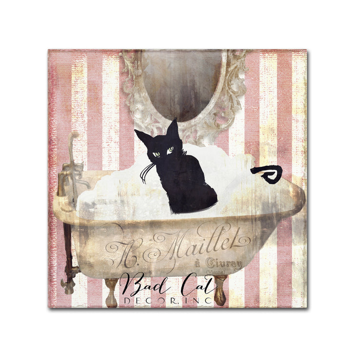 Color Bakery Bad Cat II Canvas Wall Art 14 x 14 Image 2