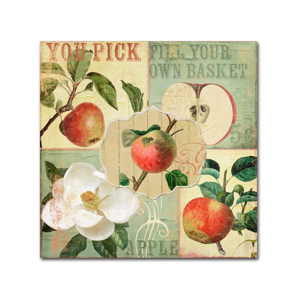 Color Bakery Apple Blossoms II Canvas Wall Art 14 x 14 Image 2